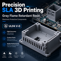 Imprimante 3D SLA de précision, résine ignifuge grise, composants électroniques de protection, UL94 V-0