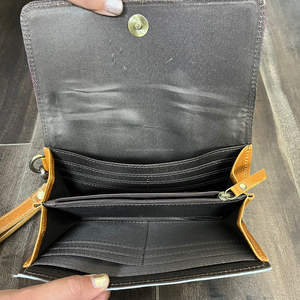 Nouveau portefeuille long pour téléphone en cuir véritable de vachette, grande capacité, blocage RFID, fait main, avec dragonne, de luxe, pour femmes, collection 2025 - Product Image 6