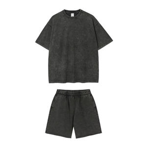 Nouvelle Collection 2026 : Ensemble Short Décontracté Homme Imprimé Respirant Deux Pièces avec Logo Personnalisé – Coupe Ample pour l'Été - Product Image 3