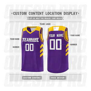 Maillot de basketball de haute qualité à séchage rapide, vente chaude, maillots de sport, broderie, sublimation, débardeurs côtelés - Product Image 3