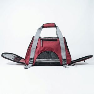 Pet Carrier Bag for Dogs & Cats Breathable Travel Pet <b>Backpack</b> Portable <b>Foldable</b> OEM Supplier Wholesale Bulk Lot - Product Image 5