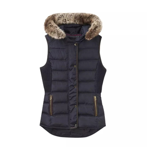 Best Quality Horse Riding Equestrian Customized <b>Womens</b> Sleeveless Horse Riding <b>Gilet</b> <b>Navy</b> with OEM ODM service - Product Image 3