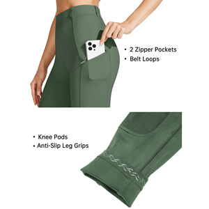 Leggings d'équitation personnalisés avec logo, pantalons taille haute pour femmes, antidérapants en silicone, jodhpurs et culottes d'équitation - Product Image 6