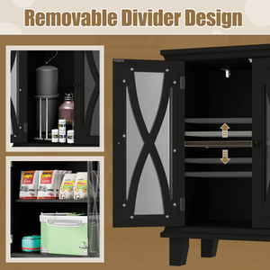 Soporte para Pecera de 20 Galones con Tomas de Corriente (4 AC, 2 USB), Mueble Decorativo para Acuario Estilo Rústico, Estantes Ajustables - Product Image 3