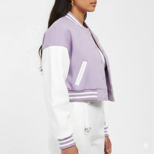 Chaqueta Letterman Personalizada, Nueva Colección Otoño-Invierno, Relleno de Algodón, Estilo Universitario, Chaqueta Varsity Transpirable al por Mayor - Product Image 6