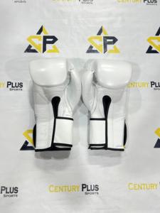 Gants de boxe Fairtex blancs - Gants d'entraînement et de sparring en cuir véritable - Équipement de Sanda et Muay Thai blancs, anti-humidité et antidérapants - Product Image 3