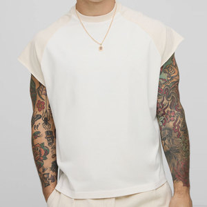 Solid Color New Arrival Blank Tank <b>Top</b> <b>Men</b> Custom Logo Reglan Sleeveless Design Outdoor <b>Cropped</b> Vintage Casual Wear <b>Top</b> Jersey - Product Image 4