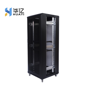 32u máy chủ tủ Rack 19 inch, nhiệm vụ nặng nề Mạng trung tâm dữ liệu Rack với cửa lưới & Quạt làm mát - Product Image 5