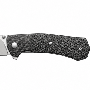 Navajas Plegables Premium con Hoja de Acero Negro y Mango de Madera Texturizada, Cuchillos para Camping, Senderismo y Uso Diario - Product Image 4