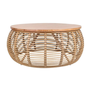 Hot Selling Rattan Coffee Table Place Mat Handmade Living Room Furniture Home Furniture Antique Customized Color Size - Product Image 1
