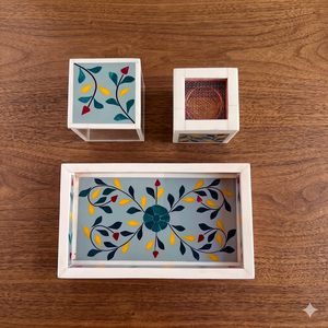 Juego de quemador Bakhoor de alta calidad hecho a mano de lujo de la India Bakhoor Set Gift Ramzan Special for Sale from Novelty Craft - Product Image 1