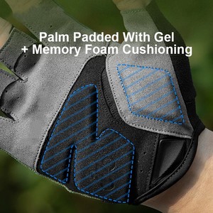 Half Finger <b>Cycling</b> Gloves shockproof Palm Breathable - Product Image 5