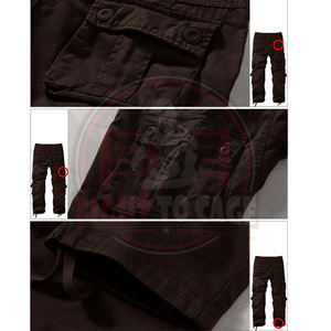 Pantalones Cargo Marrones de Algodón 100% de Alta Calidad para Hombre, Cómodos, Última Moda, Servicio OEM ODM, Hechos en Pakistán, Venta al Por Mayor de Ropa Urbana Informal - Product Image 5
