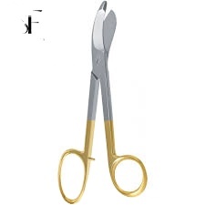 Équipements dentaires manuels Esmarch-Ciseaux à pansement Lister plaqués or Prix de gros - Product Image 5