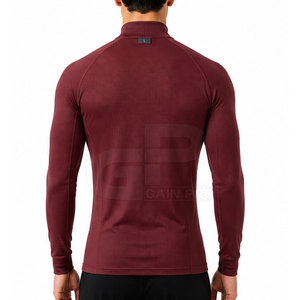 Soft Stretch Fabric <b>Compression</b> <b>Shirt</b> <b>For</b> Football Players Offering Comfort And Breathable Athletic Performance Support - Product Image 4