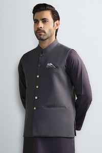 Chalecos Cortos de Talla Grande, Transpirables, Populares, Formales, para Bodas, Traje, Color Liso, Negro, Chaleco para Hombre - Product Image 3