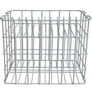 Heavy Duty White Wire Storage Basket Multifunctional <b>Kitchen</b> Cabinet Organizer Metal Wire Crate for Dishes and <b>Pantry</b> Goods - Product Image 1