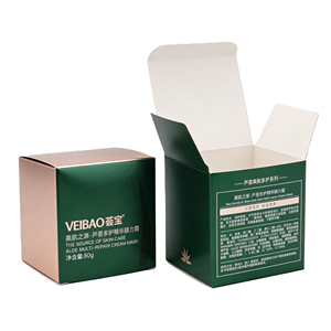 Boîte d'emballage en papier artistique sur mesure avec revêtement UV, matériaux recyclés pour l'image de marque des produits de soins personnels - Fabricant OEM découpé à l'emporte-pièce - Product Image 3