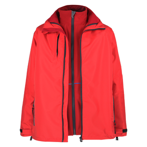 High Quality Hard Shell Outdoor Windbreaker Jacket with Full Hood In-Stock Waterproof Breathable Hiking Coat Zipper Closure - Product Image 1