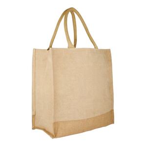 Wholesale Eco Luxury <b>Tote</b> Jute Bag Standard Size Custom Print Flower Pattern Natural Organic Fabric for Wedding Souvenir Gift - Product Image 4