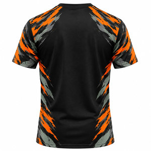 Men's Fishing <b>Shirt</b> Sublimation Print Quick Dry UPF 50 Black Orange <b>Fish</b> Design Outdoor Wear - Product Image 3