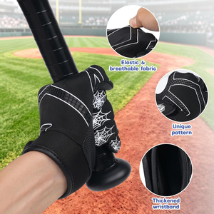 Gant de baseball professionnel sur mesure au design exceptionnel, en cuir de qualité supérieure, avec fermeture auto-agrippante, antidérapant et écologique - Product Image 3