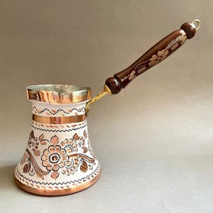 Cafetera Turca de Cobre Premium, Cafetera Árabe Tradicional, Cezve, Olla para Preparar Café, para el Hogar, Cocina, Hotel, Cafetería, Restaurante - Product Image 2