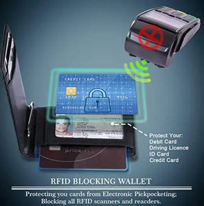 Tarjetero de Cuero Genuino Personalizado de Alta Calidad para Hombre, Cartera de Bolsillo Mini Inteligente y Delgada de Cuero Crazy Horse con Clip para Billetes 2026 - Product Image 5