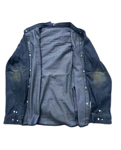 เสื้อยีนส์แขนสั้นสำหรับผู้ชาย, เสื้อแจ็คเก็ตมีกระดุม - Product Image 4