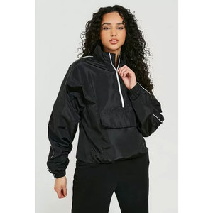 Latest Style Black Windbreaker Outdoor Women's <b>Jackets</b> Waterproof Winter Stand Collar Full Sleeve Windbreaker <b>Jackets</b> - Product Image 3