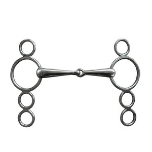 บิตม้ารูปตัว O คุณภาพสูง รับผลิตตามแบบ OEM พร้อมโลโก้ตามสั่ง อุปกรณ์ขี่ม้าแบบตะวันตก สำหรับการฝึกซ้อมและการแสดง - Product Image 5