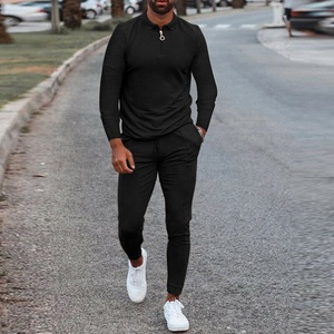 Survêtements à col rond pour hommes Vente en gros de survêtements ajustés Survêtement de gym d'hiver unisexe pour hommes - Product Image 3