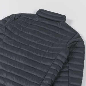 Custom Lightweight Men Winter Puffer <b>Jacket</b> Warm Quilted Bubble Coat Stand Collar Windproof <b>Packable</b> Men's Outerwear <b>Jacket</b> - Product Image 6