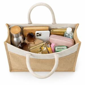 Custom Printed Eco Friendly Cotton Canvas <b>Tote</b> <b>Bag</b> Western Style <b>Plain</b> Grocery Shopping <b>Bag</b> with Rope Handle Logo - Product Image 2