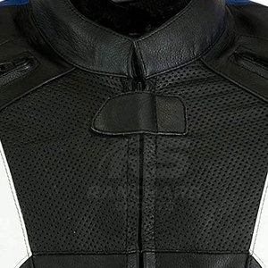 Protective Motorbike Leather Jacket Men Riding Gear Durable Racing Outdoor Streetwear Fashion Slim Fit Strong Material - Product Image 5