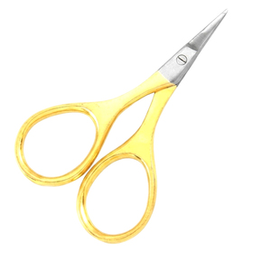 OEM Gold Handle <b>Cuticle</b> <b>Scissors</b> Sharp Blade Stainless Steel Nail Grooming <b>Scissors</b> Professional Beauty Salon Instrument - Product Image 2