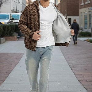 Nouveauté très demandée : Sweat-shirts à capuche personnalisés, unisexe, manches longues, hiver, 100% coton biologique polaire - Product Image 4