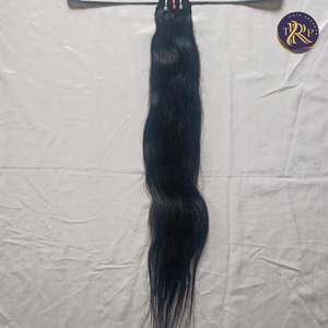 Extension de cheveux non traités vierges de temple indien, cheveux Remy naturels, tressés, à un seul donneur, ondulés - Product Image 2