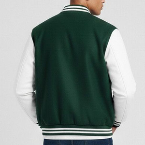 Custom Vintage School College Mens Varisty <b>Jackets</b> Leather sleeves Wool Letterman Crop Varsity <b>Jacket</b> ladies baseball chenille - Product Image 4
