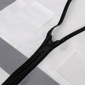 Chaleco de seguridad ligero y transpirable con múltiples bolsillos para trabajo industrial, almacén y control de tráfico - Product Image 5