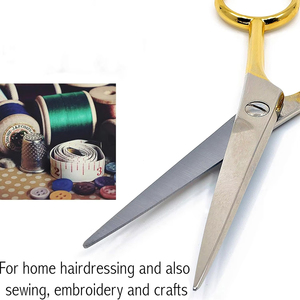 Ciseaux à cheveux en acier inoxydable, équipement professionnel de barbier, performance de coupe fluide, pour droitiers, pliables, logo personnalisé ODM - Product Image 2