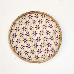 Luxury wall <b>basket</b> open weaving bamboo <b>trays</b> high quality crafted <b>tray</b> for home hotel decor - Product Image 4