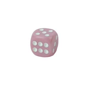 Juego de Dados de Resina Hechos a Mano con Esquinas Cuadradas para Dungeons and Dragons, Números Negros, TRPG - Product Image 2