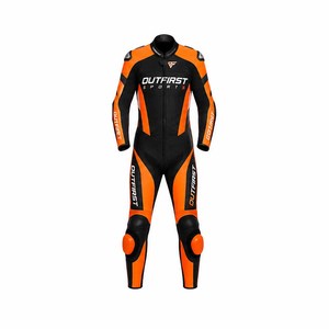 Combinaison de course moto Outfirst Sports, manches longues, cuir, respirante, toutes saisons, équipement de moto pour homme - Product Image 3