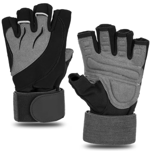 Guantes de Fitness Unisex al por Mayor, Guantes de Piel Acolchados para Fisicoculturismo, Gimnasio, Levantamiento de Pesas, Protección de Palmas, Guantes de Halterofilia - Product Image 1