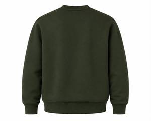 Sweat-shirt à col rond pour homme, épais, avec logo personnalisé sur le devant et en molleton brossé doux, finition soignée pour un style streetwear décontracté - Product Image 6