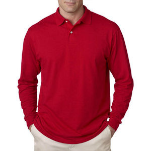 Chemise à manches longues pour homme, coupe classique, couleur unie, extensible, respirante, légère, décontractée, à porter au quotidien, col tricoté - Product Image 1