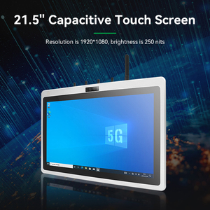 New <strong>Design</strong> 21.5 Inch Face Recognition 5G <strong>Network</strong> Wifi Embedded All in One Industrial Touch Screen Panel PC LAN COM USB Ports - Product Image 2