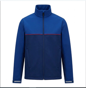 Veste softshell pour homme, respirante, séchage rapide, imperméable, col montant, couleur unie, tissu en toile, logo et couleur personnalisés, nouvelle arrivée - Product Image 1