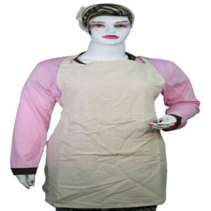 Tablier sans manches en coton 100% de style classique avec logo personnalisé imprimé pour femmes et hommes, réutilisable et lavable pour la cuisine et l'usage quotidien - Product Image 2